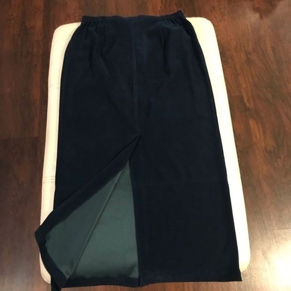 Norton McNaughton Teal Green Long Skirt Size: 12 - Picture 6 of 7